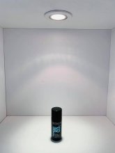 A black small bottle called Powder Grip by Redken is standing in a white box with a spotlight on top showing off product of the weekat the klinik salon London